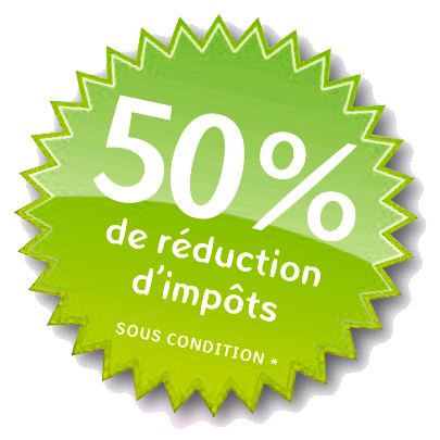 Réduction de 50%